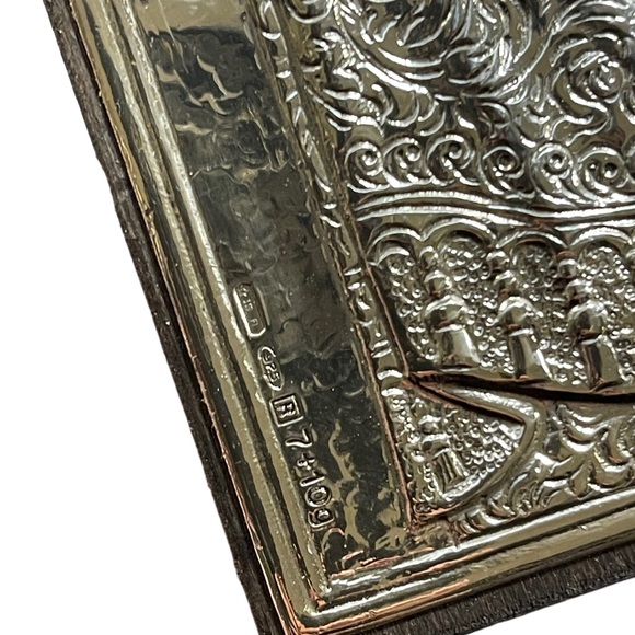 Russian Icon Picture Sterling Silver Cover, beginning of 20th. C. - 6.5" x 4.75" - Picture 3 of 7